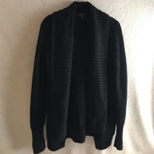 J. Crew Rib Stitch Open Cardigan Sweater